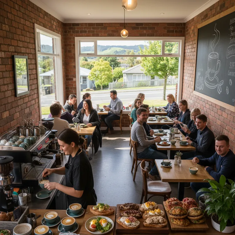 A photorealistic guide to Lower Hutt’s best cafes for coffee and brunch.