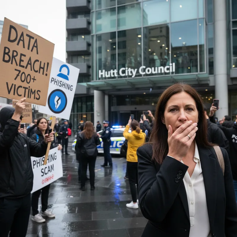 A cyber attack on Hutt City Council exposed personal and financial data of over 700 people.